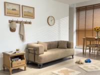 Canapé moderne en sherpa compressé, pliable, en boîte sous vide, avec texture bulle, éponge modulaire, rembourrage arrondi, sans danger pour les enfants, pour l'école