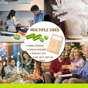 Tabla de cortar de madera maciza natural para Pizza, espátula de paleta para pan casero, pastel y cáscara de madera para Pizza - Product Image 6