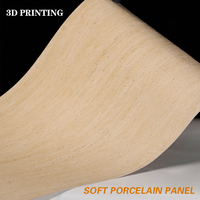 Revêtement mural intérieur souple en argile modifiée 3D, faux carrelage moderne, panneaux de pierre artificielle flexibles en travertin pour extérieur