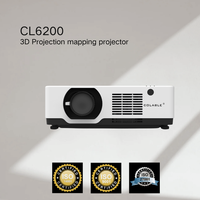 Projecteur immersif CL6200, technologie d'affichage 3LCD, 1200P, 8700 lumens, laser à courte focale, projecteur professionnel pour la cartographie et l'ingénierie