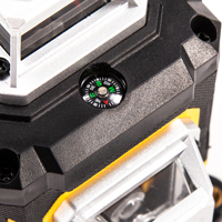 Niveau Laser rotatif 4D de haute précision auto-nivelant 360 degrés Horizontal vertical 16 lignes batterie de niveau Laser vert industriel