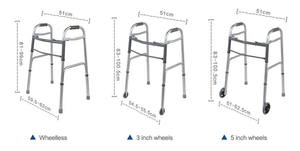 Best Selling Aluminum CE Certified Elderly and <strong>Disabled</strong> <strong>Walker</strong> with Hand and Body Application Features - Product Image 4