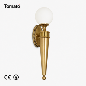 <span class=keywords><strong>Applique</strong></span> <span class=keywords><strong>murale</strong></span> vintage en <span class=keywords><strong>laiton</strong></span> massif avec <span class=keywords><strong>globe</strong></span> en verre dépoli, lampe <span class=keywords><strong>murale</strong></span> intérieure en <span class=keywords><strong>laiton</strong></span> brossé antique, lumière chaude 3000K pour chambre et couloir - Product Image 1