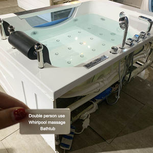 Best Verkopende Goedkope Prijs Indoor Badkamer Baignoire Hoek Jet Whirlpool Tv Acryl Badkuip Vrijstaand Met Whirlpool - Product Image 5
