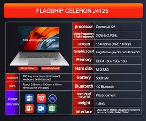 Bán Buôn Giá Rẻ 15.6 Inch 1080P FHD N5095 Máy Tính Xách Tay PC Máy Tính Xách Tay Máy Tính Xách Tay Máy Tính Xách Tay Cho Văn Phòng - Product Image 5