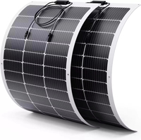Panneaux solaires flexibles minces étanches IP65 DC SMD en gros 50W-300W pour éclairage public LED noir