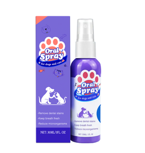 Spray Dental Efectivo PetFit para Perros, Gatos y Animales Pequeños, Limpieza de Dientes, Eliminación de Sarro y <span class=keywords><strong>Aliento</strong></span> Fresco, 30 ml - Product Image 1