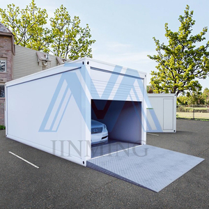 Contenedor plegable Henan Jinming Garaje de acero galvanizado prefabricado Fácil de instalar Vida del viajero preferido - Product Image 6