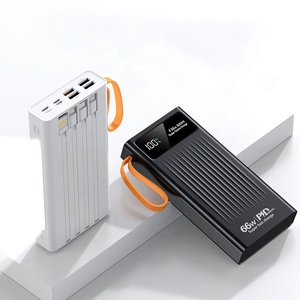 พาวเวอร์แบ<span class=keywords><strong>ง</strong></span>ค์บา<span class=keywords><strong>ง</strong></span>เฉียบขนาดกะทัดรัด 30,000mAh ชาร์จเร็ว PD 22.5W/20W สายในตัว หน้าจอ LED ช่องเสียบ USB-A/USB-C แบตเตอรี่ลิเธียม - Product Image 1
