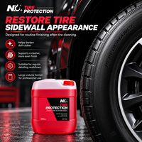 Produit d'entretien des pneus 25L, liquide professionnel pour lustrer les pneus de voiture, soin des flancs, finition plus foncée et detailing automobile