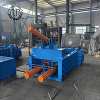 Presse à balles hydraulique horizontale automatique pour le recyclage des déchets de métal, acier, aluminium, cuivre et alliages
