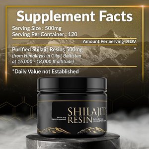 Resina de Shilajit Pura del Himalaya de Marca Privada para Hombres y Mujeres, Aumenta la Energía y Refuerza el Sistema Inmunitario, Más de 85 Minerales Traza, 75%+ de Ácido Fúlvico - Product Image 6