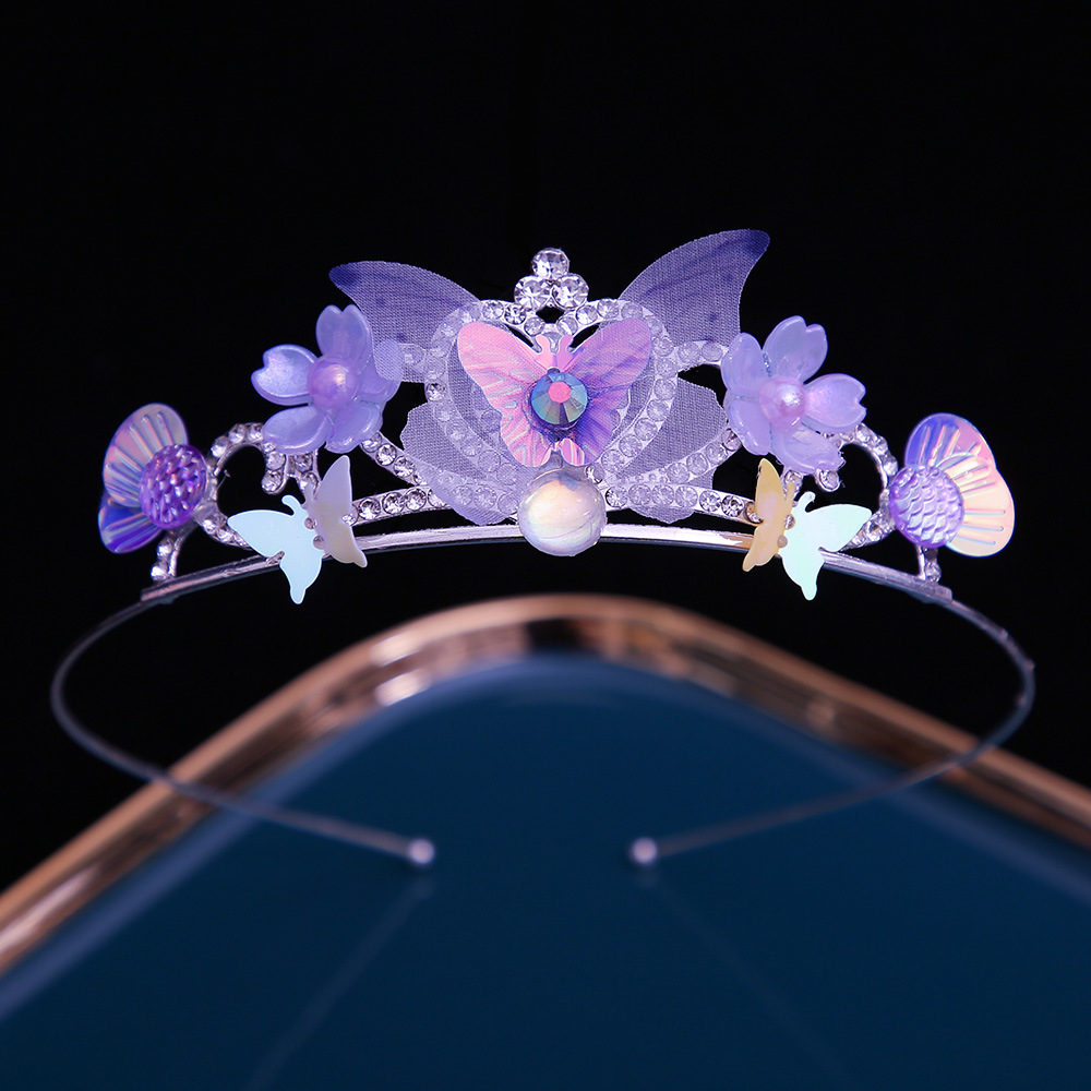 Argent épais 1182 papillon princesse violet