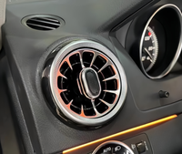 UPSZTEC RHD LHD W204 C180 C200 C260 C300 C63 CLA GLA 10-14 Kits de mise à niveau des aérateurs de turbine de la console centrale pour Mercedes-Benz
