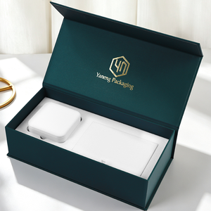Caja de Joyería Ecológica con Logotipo Personalizado, Rectangular, Magnética, con Tapa Abatible, para Anillos, Pendientes y Colgantes, Venta al Por Mayor del Fabricante - Product Image 5