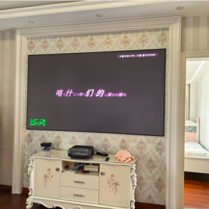 Projecteur O3 à ultra courte focale 4000 ISO Lumens Android Laser tricolore pour salon, chambre et cinéma - Product Image 2