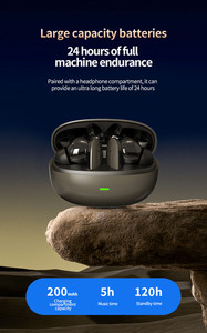 Auricolari Wireless Originali VT-A04 TWS 5.4 In-Ear Sportivi con Microfono HD, Display LED, Impermeabili IPX1, 3-5 <span class=keywords><strong>Ore</strong></span> di Autonomia - Product Image 5