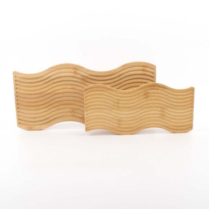 Creative Water Ripple Bamboo <b>Tea</b> <b>Tray</b> Irregular Shape Serving Plate For Bread Fruit Pastry Decorative Use Customized - Product Image 5