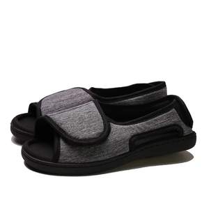 Pantuflas de Casa Personalizables y Cómodas con Punta Abierta para Mujer y Hombre, Zapatos Diabéticos de Espuma Viscoelástica Suave para Interiores con Ajuste de Felpa para Pies Anchos - Product Image 2