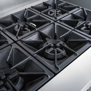 Cuisinière Commerciale Multifonctionnelle à 6 Brûleurs Haute Puissance en Acier Inoxydable, Four Vertical et Cuisinière à Gaz de Luxe Combinée - Product Image 3