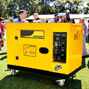 Générateur diesel super silencieux 3kw 5kva 6kw 7kw 10kva 50/60Hz 110V/220V portable à châssis ouvert ATS pour usage domestique - Product Image 1