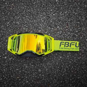 Lunettes de moto transparentes anti-vent et anti-poussière avec logo personnalisé, anti-buée, UV400, motocross MX, réglables, légères, pour le cyclisme et les sports - Product Image 5