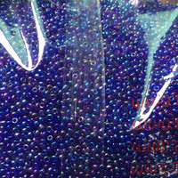 Perles de verre en vrac de 2 mm, 3 mm, 4 mm, pas chères, en gros, 450 g par sac