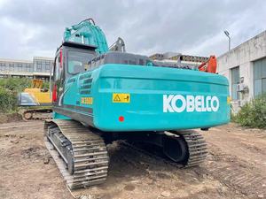 Kobelco รถขุดตีนตะขาบ SK350LC มือสองรถขุดตีนตะขาบไฮดรอลิกพร้อมคัมมินส์ปั๊มมอเตอร์และเกียร์โดย - Product Image 6