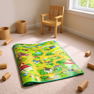 Educational Toy <b>EVA</b> Material Play <b>Mats</b> 200x120 Cm Farm Theme for Kids Playtime - Product Image 3