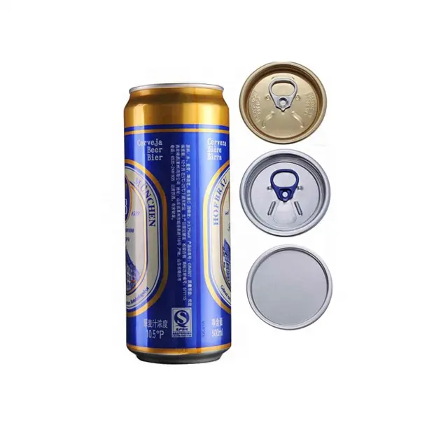 Eoe B64 Sot Food Grade Ronde Recycle Drank Cap Covers Gemakkelijk Open Aluminium Deksel Voor Bier Sap Blikjes
