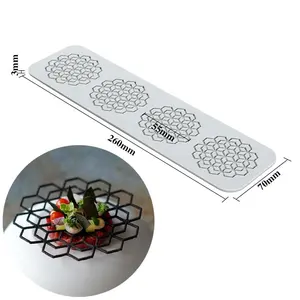 Silicone Gourmand Line Tuiles Moulds For Main Courses Appetizers And Desserts