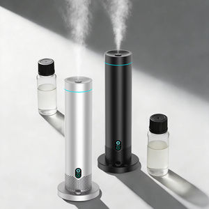 เครื่องเล่นเพลงโลหะหรูหราแบบใหม่ พร้อมเครื่องกระจายกลิ่นอโรมาเธอราพีแบบไม่ใช้น้ำ ใช้กับน้ำมันหอมระเหย ช่วยผ่อนคลาย สำหรับใช้ในบ้าน - Product Image 1