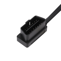 Cable plano Universal de 16 pines para OBD2, Cable OBD 2 de 16 Pines, MaleTo, macho hembra de 16 pines para código de error OBD2