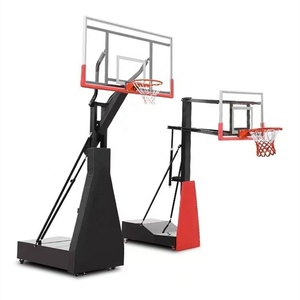 Support de basket-ball mobile et réglable en hauteur, panier de basket-ball portable <span class=keywords><strong>professionnel</strong></span> pour adultes - Product Image 4