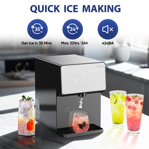Machine à glaçons extrudés portable 12V DC en gros, machine à glaçons automatique pour <span class=keywords><strong>camping</strong></span>, maison, voiture, machines à glaçons en forme de nuggets - Product Image 3