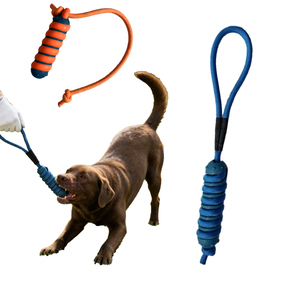 Juguete interactivo de cuerda enrollable para perros, personalizable de fábrica, con varios materiales, para entrenamiento de mascotas. - Product Image 1