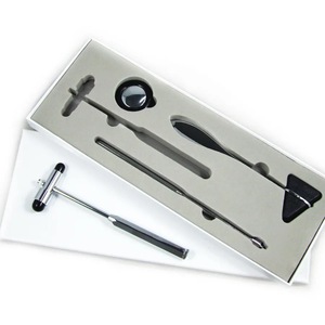 Ensemble de marteaux de percussion en trois parties, en alliage d'aluminium avec pointe bleue, pour tests de réflexes neurologiques, outil de diagnostic médical - Product Image 4