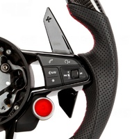 Volant en fibre de carbone personnalisé en stock pour Audi RS4 RS7 R8 RS3 C7 S3 B8 B9 A3 A4 A5 A6 A7 Q3 Q5 Q7 S4 S5 S6 S4 avec LED