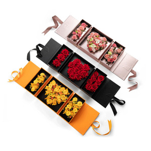 Bao Bì Bó Hoa Vali Bìa Cứng Thiết Kế Kèm Hộp Quà Tặng Hoa Bán Sỉ - Product Image 1