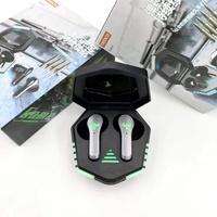 Écouteurs de jeu intra-auriculaires sans fil N35 à faible latence avec affichage LED pour les gamers Audiofonos