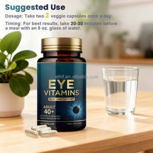 لوتين وزياكسانثين فيتامينات العين للبالغين حماية الضوء الأزرق تحسين البصر كبسولات GMP معتمدة - Product Image 5