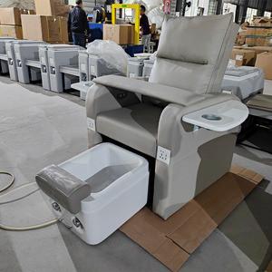 Fauteuil de massage des pieds moderne, simple et luxueux, avec dossier inclinable électrique confortable, pour salon de beauté et spa. - Product Image 5