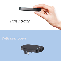 Productos en Oferta, Adaptadores de Viaje Ultrafinos 2026, Cargador Plegable de 30W con Enchufe UK, USB C PD QC 3.0 para Teléfono Móvil