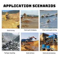 Pompe de dragage à aspiration ornementale orizontale de 4, 6 et 8 pouces pour l'extraction de l'or en rivière et l'assèchement des sites miniers