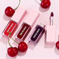 Tinte Labial con Brillo de Agua de Marca Privada, Estilo Coreano, Brillo Intenso, Hidratante, Aceite Labial con Efecto Cristal, Larga Duración, Resistente al Agua, Logotipo Personalizado