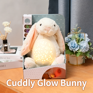 Jouet Lapin Apaisant pour Bébé, Projecteur Étoilé, Aide au Sommeil pour Tout-petits, Peluche ABS/PP, <span class=keywords><strong>Cadeau</strong></span> de Haute Qualité pour Bébé Garçon et Fille - Product Image 3