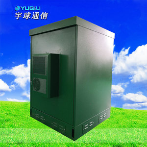 Armoire d'équipement extérieur YUQIU 19 pouces à montage sur poteau avec système de refroidissement intégré pour utilisation en parc - Product Image 4