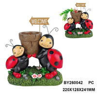 Pots de jardin en gros pour l'extérieur : pots à fleurs en résine en forme d'animaux (canard, chien) pour la décoration de pelouse, patio et jardin