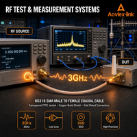 Câble d'extension d'antenne personnalisé Transmission d'image de drone RG316 SMA mâle à femelle câble coaxial RF