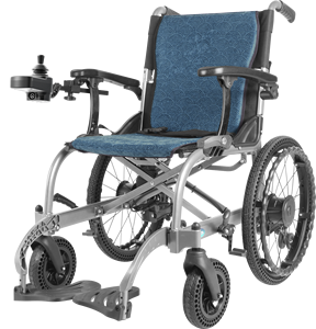 Fauteuil roulant électrique pliable léger le plus vendu avec roue arrière à double entraînement et frein intelligent pour personnes âgées et handicapées - Product Image 3
